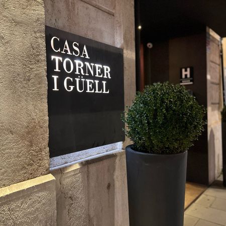 Entrance of the Mercer Hotel Casa Torner i Güell